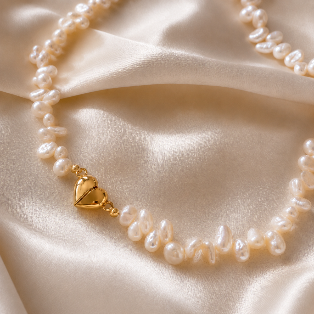 Tidal Heart Baroque Pearl Necklace