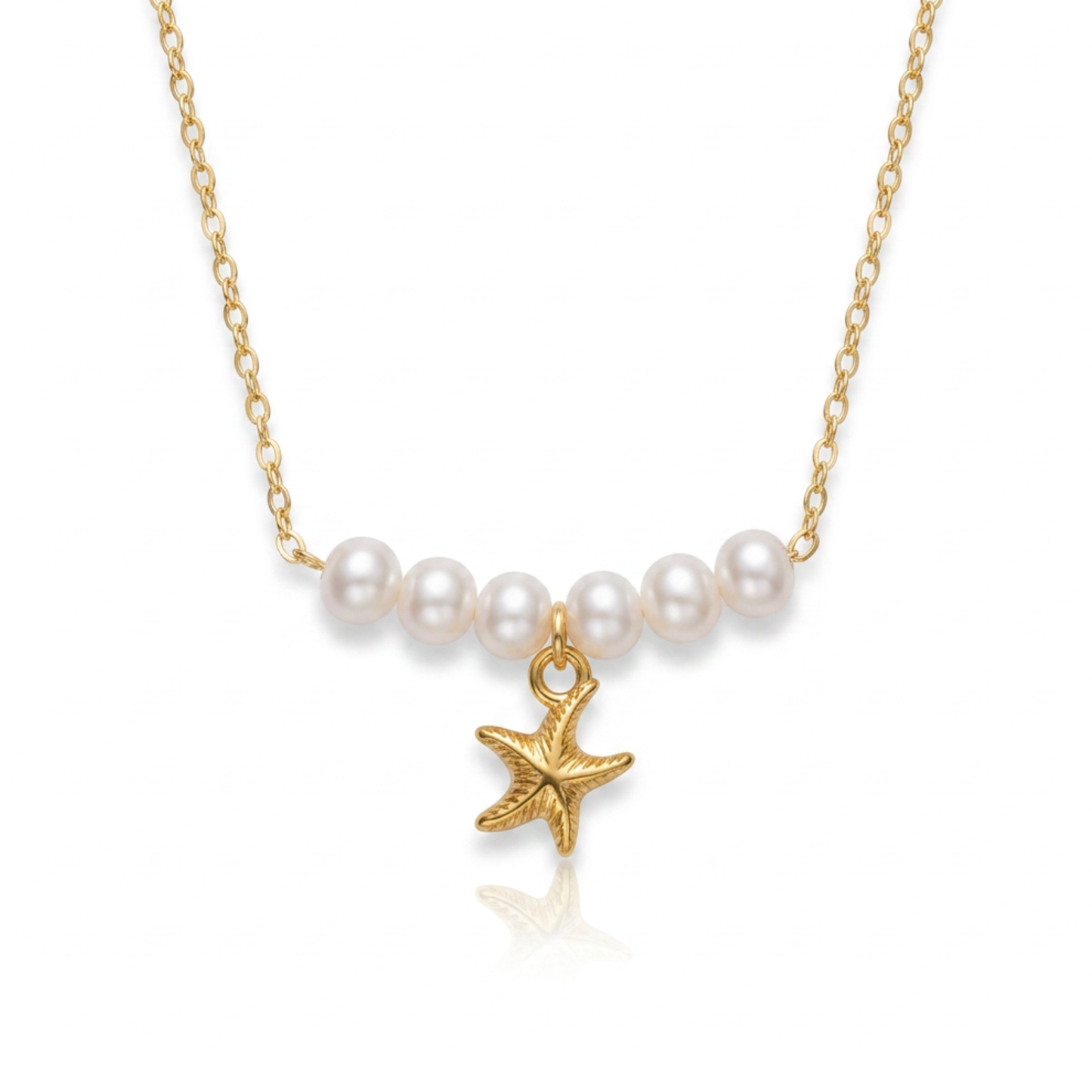 Starfish Pearl Necklace