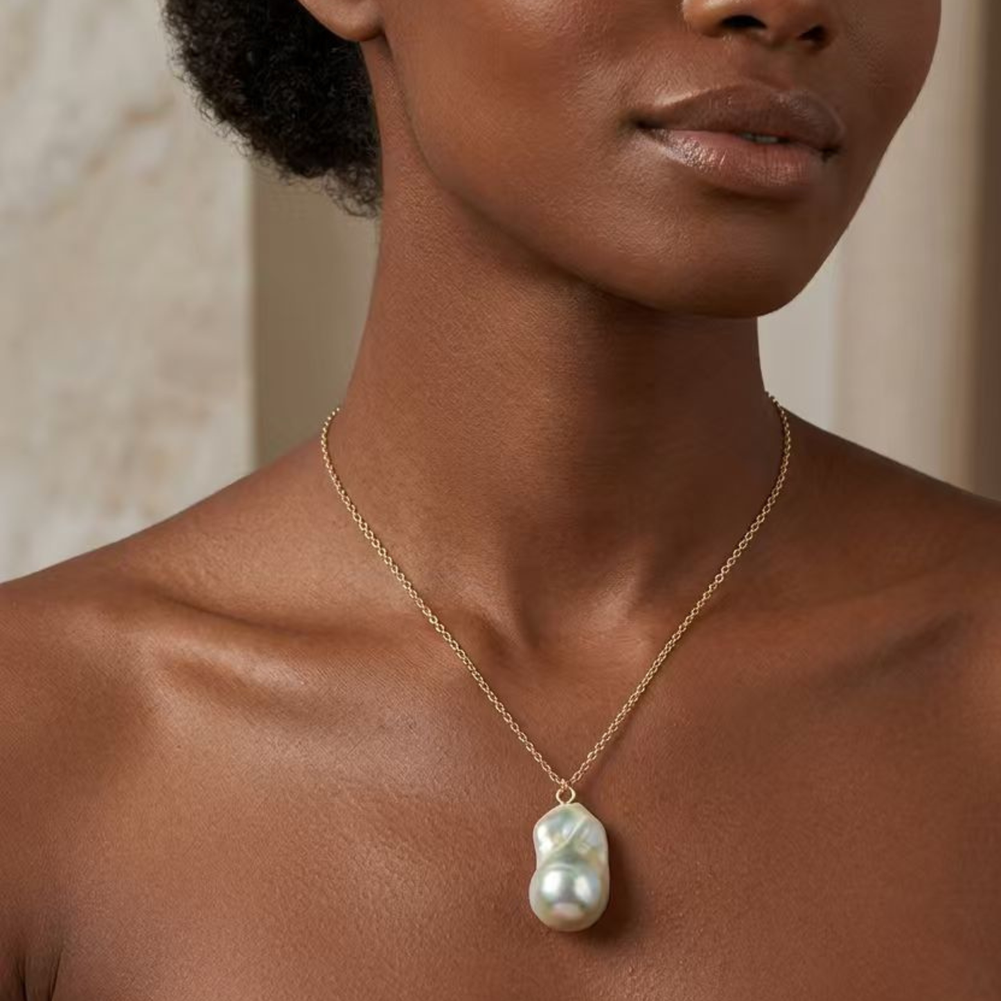 Baroque Freshwater Pearl Necklace – One of a Kind