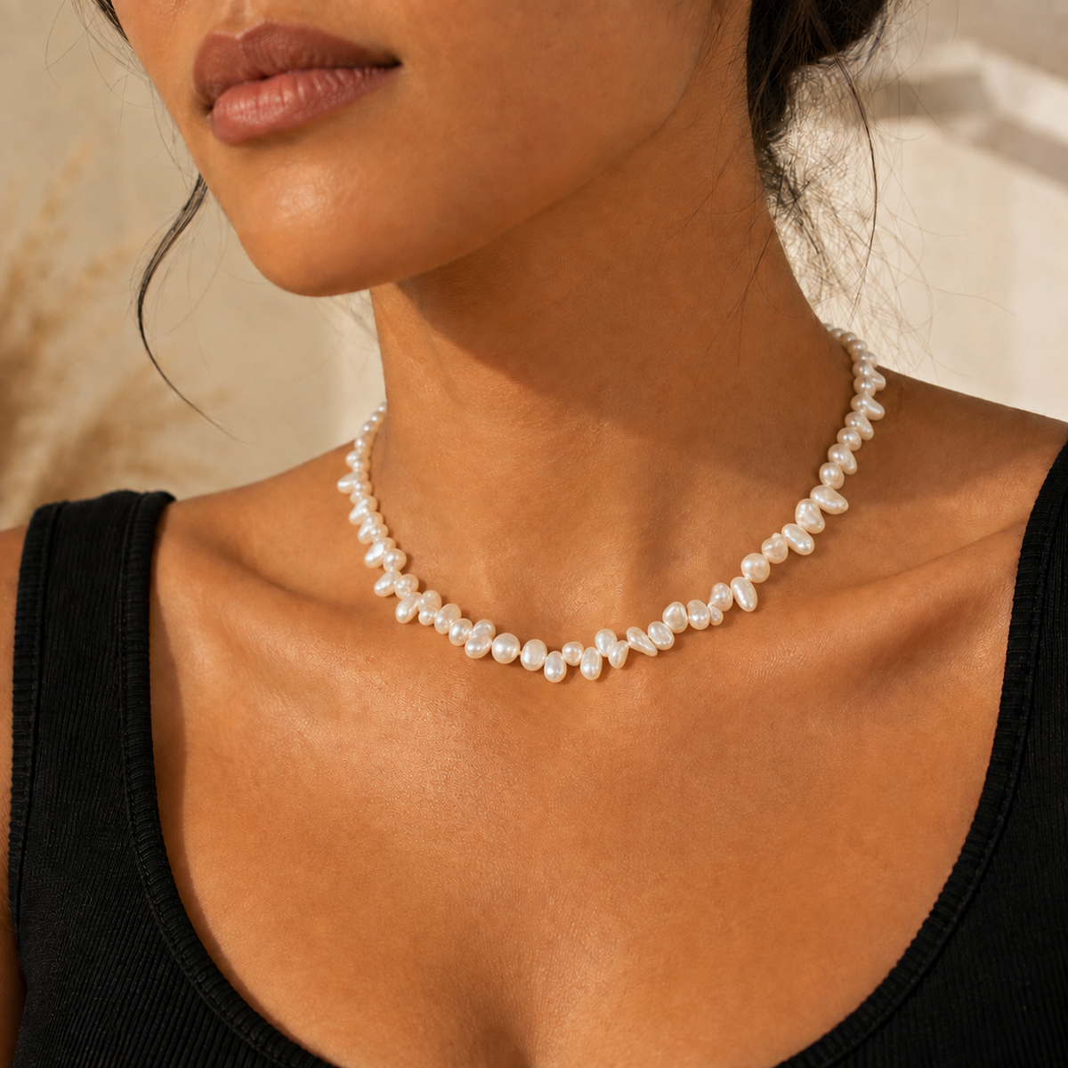Tidal Heart Baroque Pearl Necklace