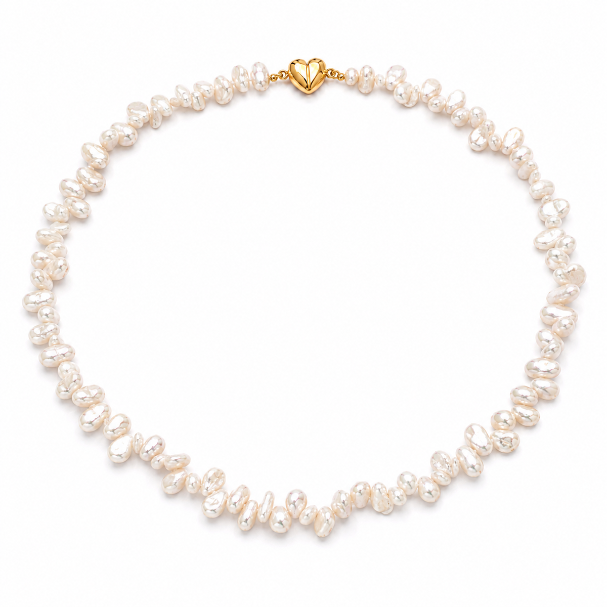 Tidal Heart Baroque Pearl Necklace