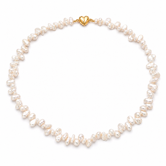 Tidal Heart Baroque Pearl Necklace